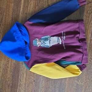 Ralph Lauren Kids Multicolor Bear Hoodie